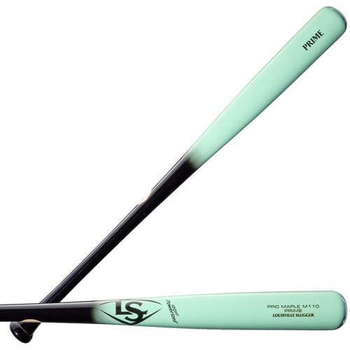 Louisville Slugger Pro Prime M110 Maple Baseball Bat - Black/Mint