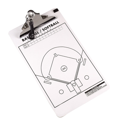 Baseball/Softball Whiteboard Coaching Clipboard w Pen 