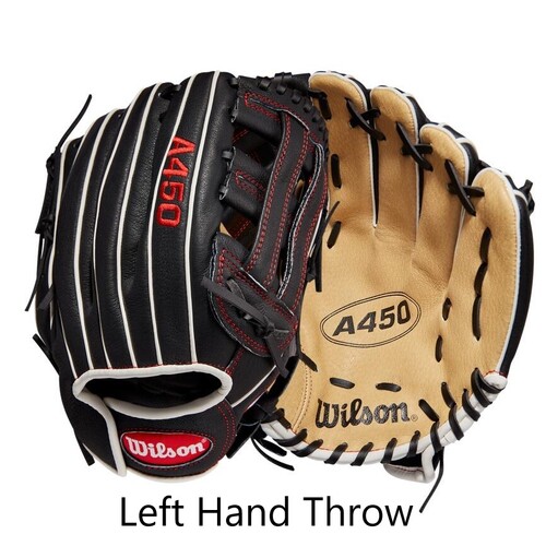 Wilson 2022 A450 Youth Glove 11 inch LHT
