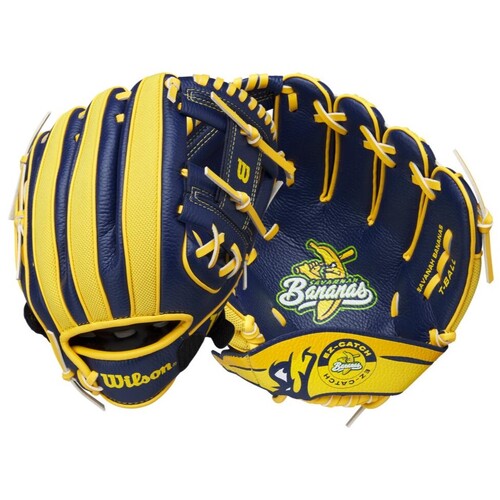 Wilson A200™ EZ CATCH™ Bananas T-Ball Glove 10 inch - Navy/Gold