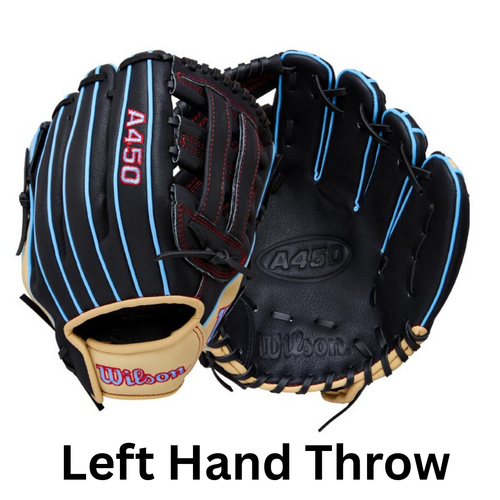 Wilson 2026 A450 Youth LHT Baseball Glove 11 inch - Left Hand Throw