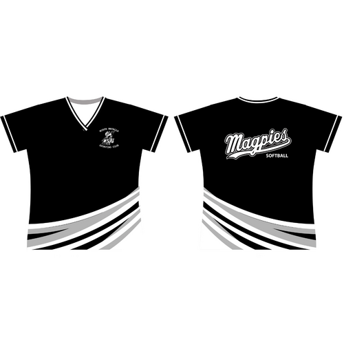 Whyalla Magpies Softball Training V-Neck Top