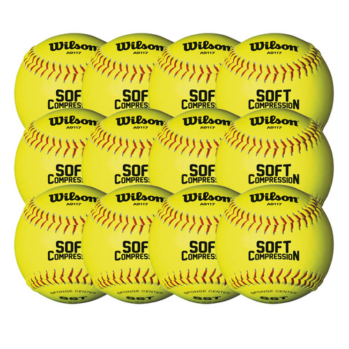 Wilson A9117 Soft Compression Softball 12 inch DOZEN