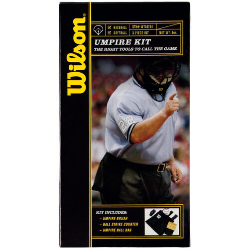 Wilson Umpire Kit - Ball Bag, Counter & Brush Combo