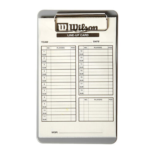 Wilson Line-Up Cards with Case - 30 Card Pack