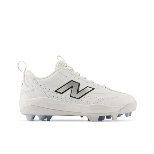 New Balance 3000v8 Youth Moulded Cleats - White