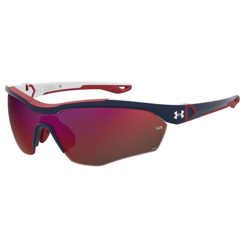 Under Armour Yard Pro Sunglasses - Matte Blue White/Infrared Lenses